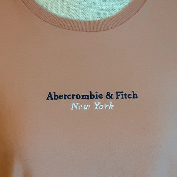 Abercrombie & Fitch, New York, Cotton,  Rolled SS Tee, Size M - Picture 2 of 7